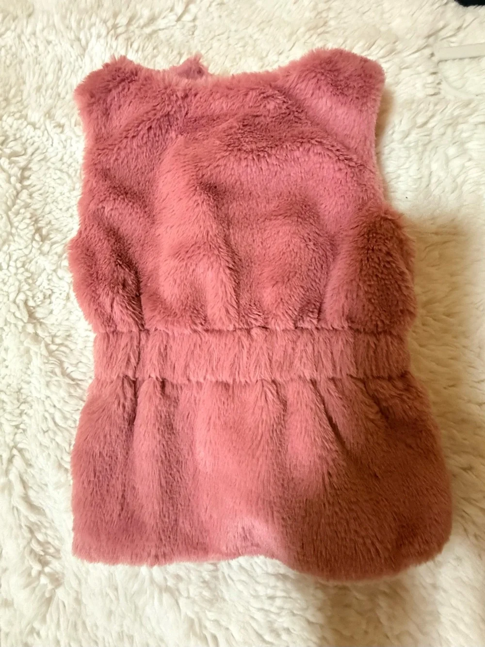 First Impressions Pink Faux Fur Lined Jacket
